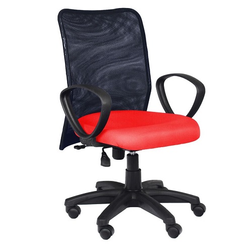 94 Black And Red Office Chair